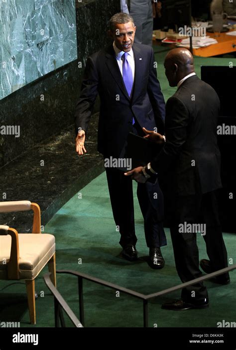 Us President Barack Obama Delivers An Address At The United Nations