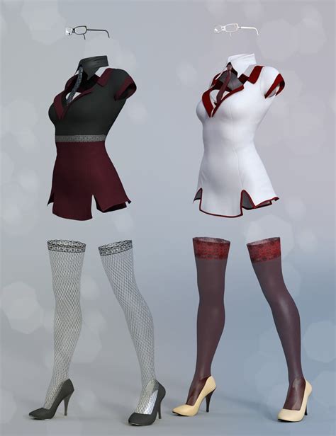 Sexy Secretary Outfit Textures ⋆ Freebies Daz 3d