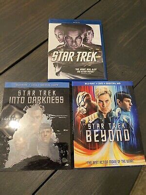 Lot Of Star Trek Blu Ray DVDs Star Trek Star Trek Into Darkness ST Beyond EBay