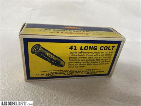 Armslist For Sale Vintage 41 Long Colt Ammo