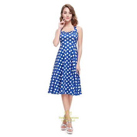 Ashleyscraftdesign Royal Blue Summer Dress Uk