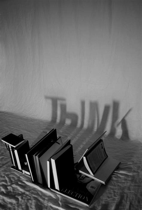 Think Books Shadow Photography Shadow Art Creative Photography