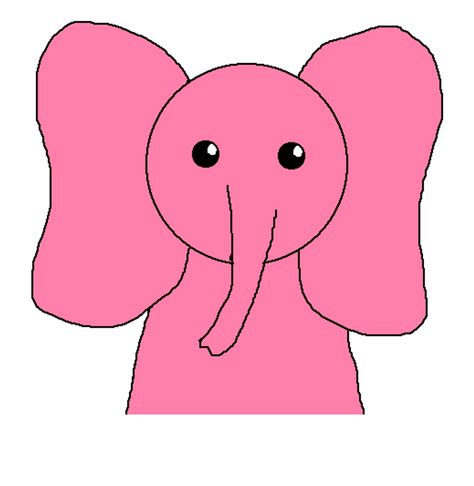 Pink Elephant Indian Elephant Clip Art Library