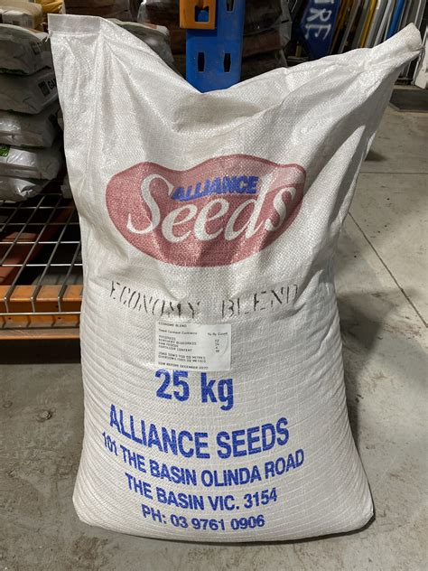 lawn seed economy 25kg bag c fulton pty ltd