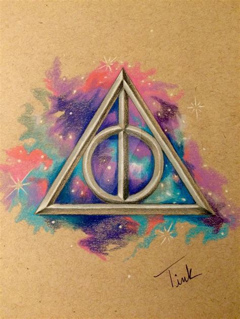Galaxy Deathly Hallows Wallpaper Lit It Up