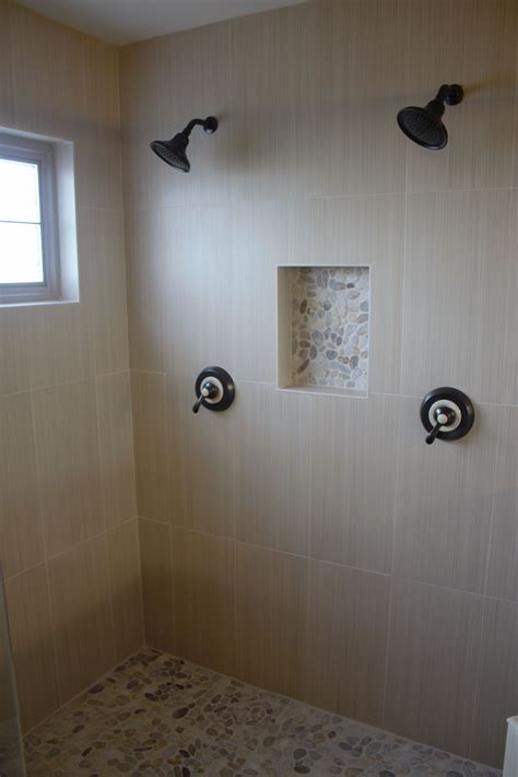 Large Walk In Shower With Dual Shower Heads Custom Coventry