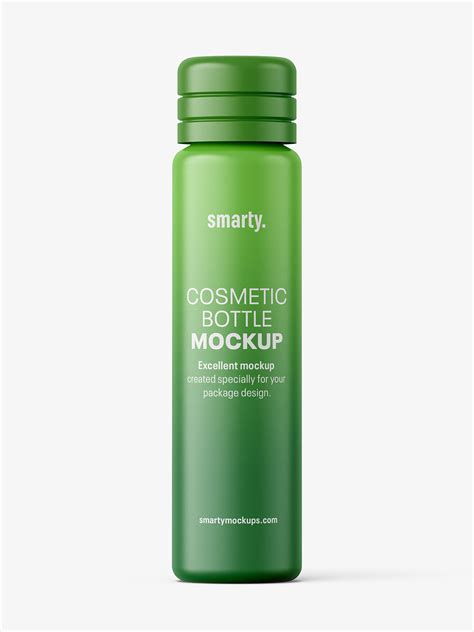 Download Small matt vial bottle mockup - Smarty Mockups