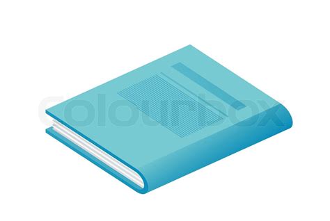 Blue Book Stock Vector Colourbox
