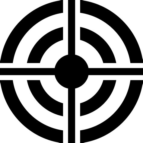 Bullseye With Target Symbol Vector Svg Icon Svg Repo Free Svg Icons