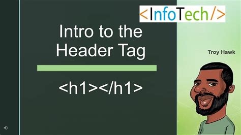 Intro To Html Header Paragraph Tags Infotech Education Corp