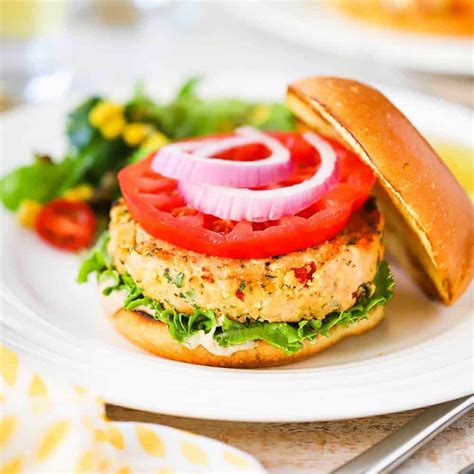 Salmon Burger Easy Recipe With Video How To Feed A Loon