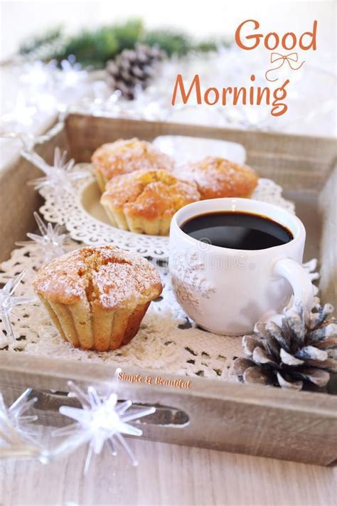 Good Morning Guten Morgen Winter Kaffee