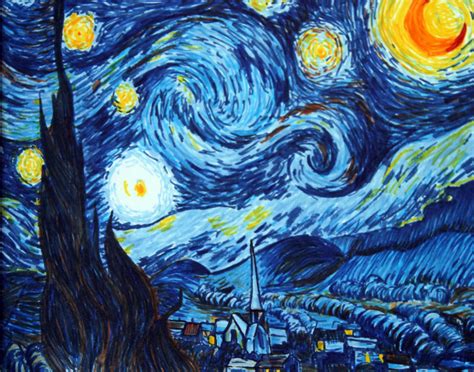 Every pencil is printed by hand in our studio using a vintage kinglsey imprinting machine. Starry Night Van Gogh Marker Drawing - John Gordon by ...