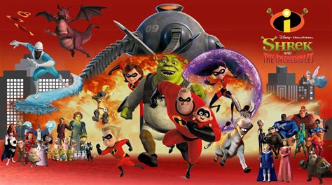 Shrek And Incredibles By Darkmoonanimation On Deviantart