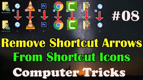 08 Computer Tricks How Can Remove Shortcut Arrows In Windows 10