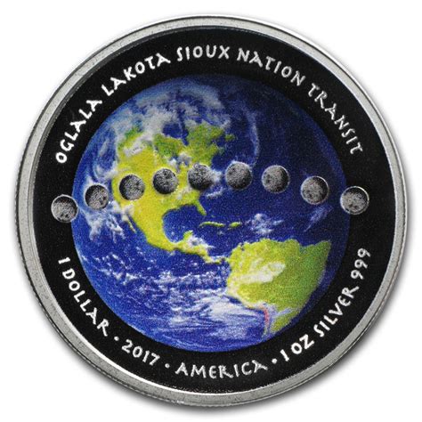 Buy 2017 1 Oz Silver Solar Eclipse Curved Proof Coin Apmex