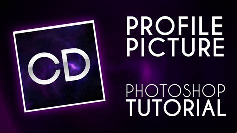 How To Make A Profile Picture For Youtube Photoshop Cc Tutorial Youtube