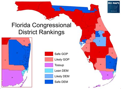 2000 Redistricting Florida Congressional District Map Printable Maps