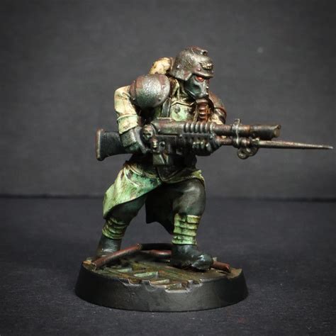 First Krieg Guardsman Finished For The New Kill Team Boxed Set R