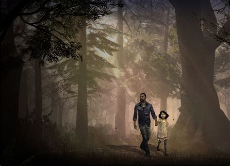 The Walking Dead Game Lee And Clementine By Darknesshedgehog112 On