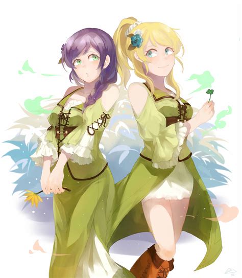 Toujou Nozomi And Ayase Eli Love Live And 1 More Drawn By Sanliang
