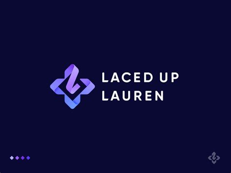 Laced Up Lauren Final Logo Logo Design Lettering Logotype Typography