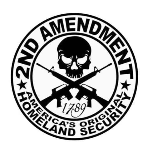 2nd Amendment Decal Nra Decal Decals For Men 2 By Tawoodandvinyl