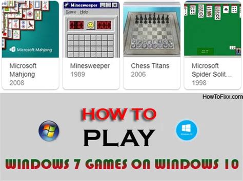 How To Download And Play Windows 7 Games On Windows 10 Pc