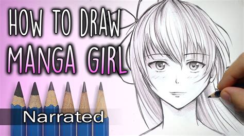 How To Draw A Simple Manga Face Narrated Youtube