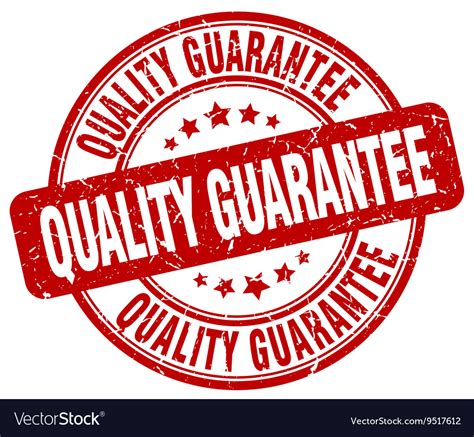 Quality Guarantee Stamp Royalty Free Vector Image