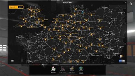 American Truck Simulator Map Without Dlc Wisconsin State Parks Map