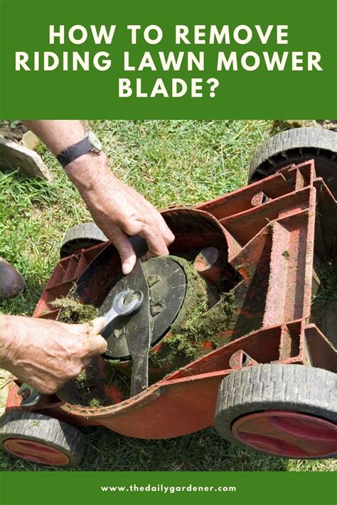 How To Loosen Riding Lawn Mower Blades