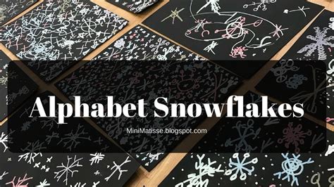 Alphabet Snowflakes Youtube