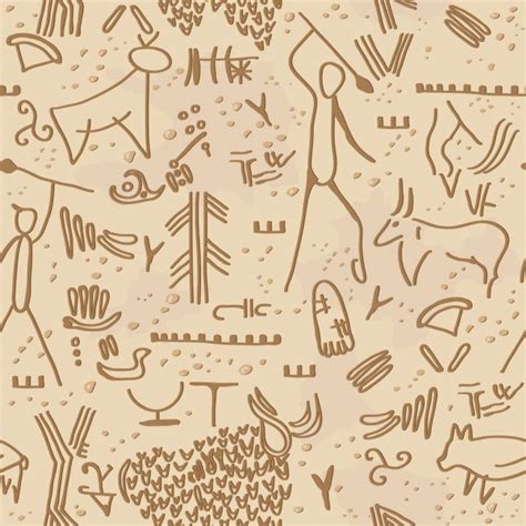 Petroglyph Stock Vectors Royalty Free Petroglyph Illustrations