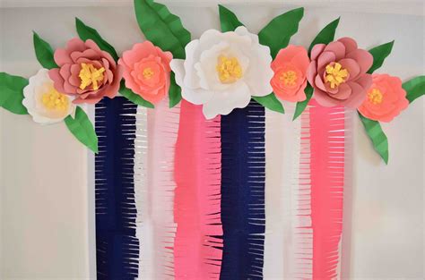 Diy Paper Flowers Craft Box Girls