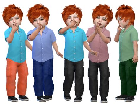 The Sims Resource Toby Toddler Set