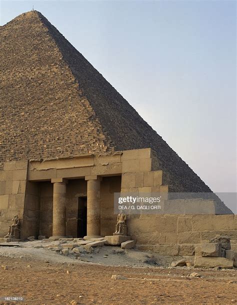 Entrance To The Mastaba With The Great Pyramid Of Khufu In The News
