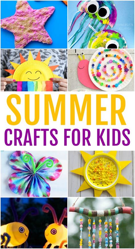 Fun And Creative Summer Crafts For Kids That Will Keep Them Entertained