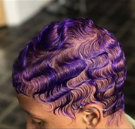 💞follow Awgetings🥵 Finger Waves Short Hair Hair Styles Hair Waves