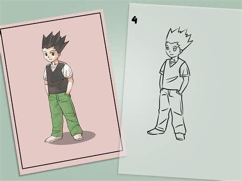 How To Draw Manga With A Tracing Method 7 Steps With Pictures