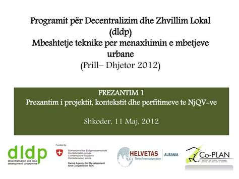 PPT PREZANTIM 1 Prezantim I Projektit Kontekstit Dhe Perfitimeve Te