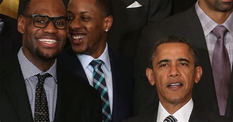 Lebron James Calls President Obama Coach During Visit