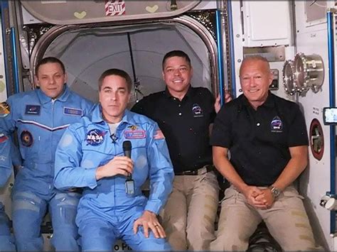 Astronauts Doug Hurley And Bob Behnken Set Foot On The Space Station Express Star