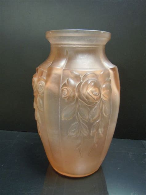 art deco vase satinglas rosalin frankreich um 1930 acheter sur ricardo