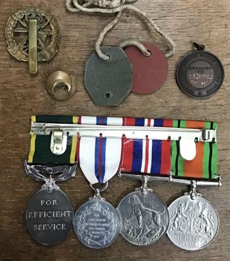 British Medal Group Of Ww2 Defence Medal And 1939 1945 War Medal Silver