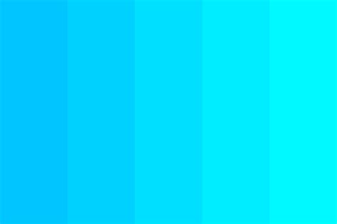 Sea Blue Gradient Color Palette