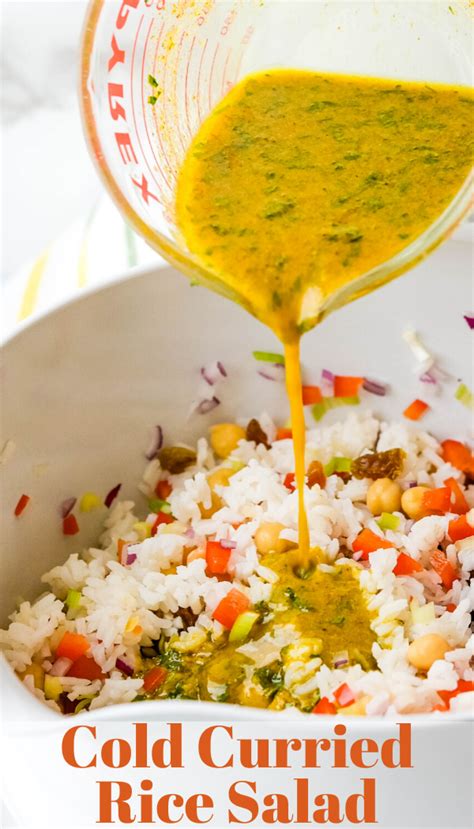 Curried Rice Salad With Ginger Curry Dressing Recipe Curried Rice