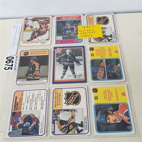 1980s Wayne Gretzky Hockey Cards Big Valley Auction