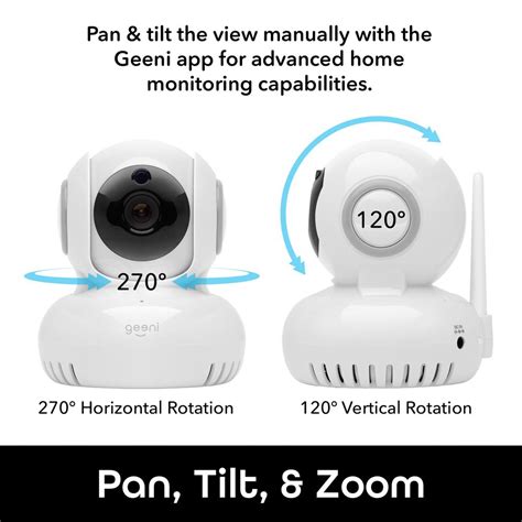 Geeni Sentinel 720p Pan And Tilt 2 Way Talk Motion Detection Indoor