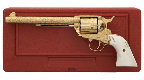 Valade Engraved Ruger New Vaquero Revolver Rock Island Auction